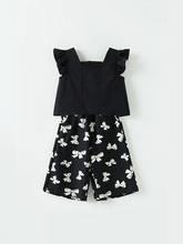 Load image into Gallery viewer, Black Ribbon Outfit Set
