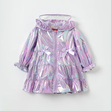 将图片加载到图库查看器，Shine Art Ribbon Raincoat
