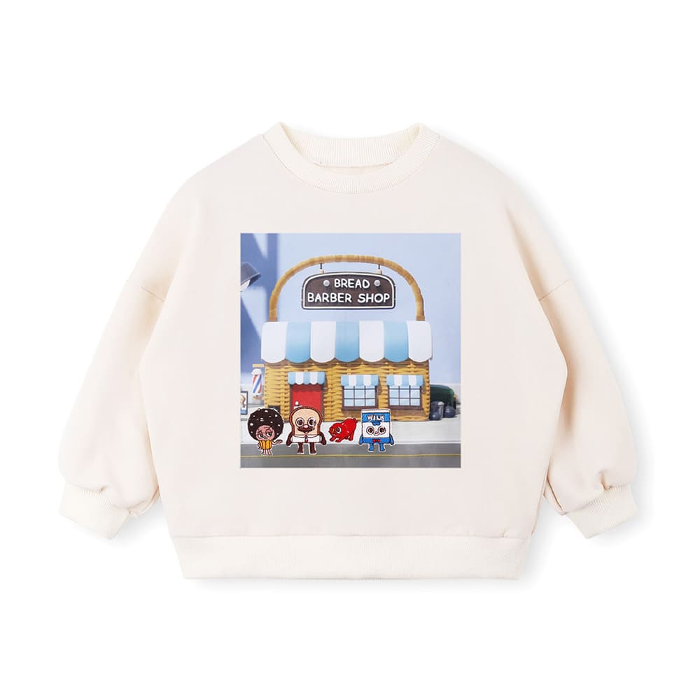 Bread Barbershop 'Patch Topping' Sweatshirt (4 Patches Set)