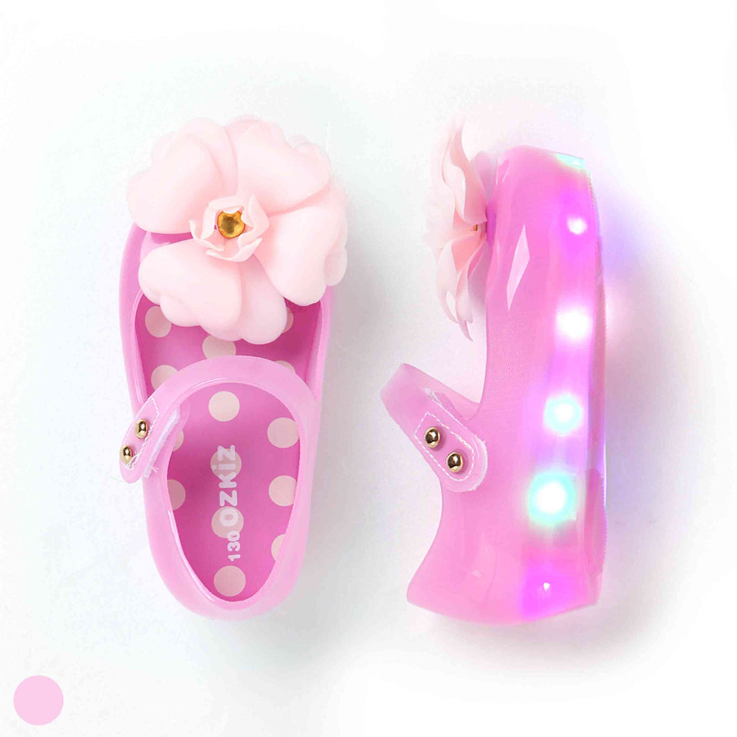 'Blooming Day' LED Jelly Shoes