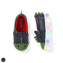 Load image into Gallery viewer, &#39;Spiky Dinosaur&#39; LED Slip-On Shoes
