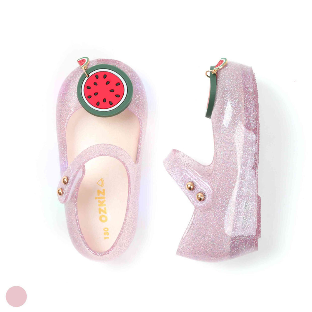 'Crunchy Watermelon' LED Jelly Shoes