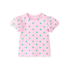 Load image into Gallery viewer, pink heart patterned t-shirt
