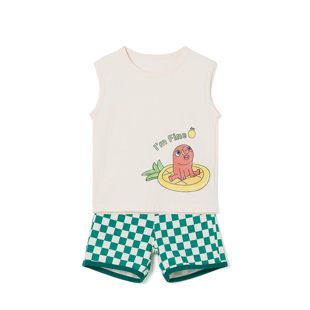 Bread Barbershop 'Sausage's Vacation' Top and Bottom Set