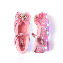 Load image into Gallery viewer, &#39;Royal Harmony&#39; LED Fur Mary Jane Shoes
