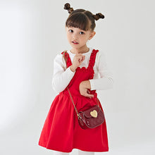 Load image into Gallery viewer, &#39;Red Cheek Frill&#39; Dress(Bag Set)
