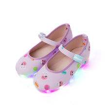 Load image into Gallery viewer, Bread Barbershop &#39;Sweet Macaron&#39; LED Mary Jane Shoes
