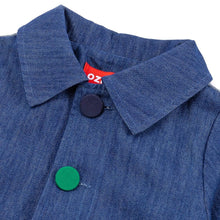 将图片加载到图库查看器，&#39;Awesome Color Button&#39; Denim Jacket

