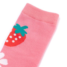 Load image into Gallery viewer, &#39;Flower Strawberry&#39; Non-Slip Socks (Pouch Set)
