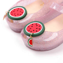 Load image into Gallery viewer, &#39;Crunchy Watermelon&#39; LED Jelly Shoes
