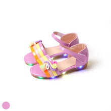 Load image into Gallery viewer, &#39;Aurora Unicorn&#39; LED Sandals
