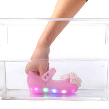 Load image into Gallery viewer, &#39;Blooming Day&#39; LED Jelly Shoes
