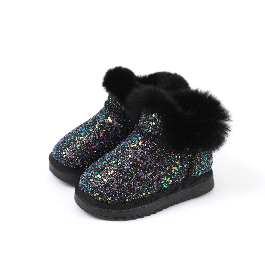 'Twinkling Winter Night' Fur Boots