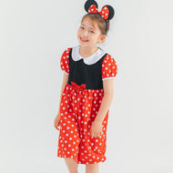 'Mini Dot' Dress (Headband Set)