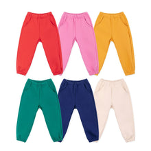 Load image into Gallery viewer, kids colored fleece pants
