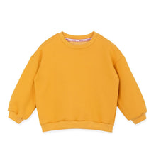 Load image into Gallery viewer, kids mustard fleece sweatshirt
