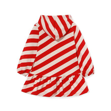 Load image into Gallery viewer, girls red striped dress
