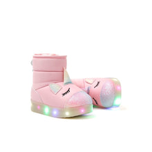 Load image into Gallery viewer, girls pink padded boots

