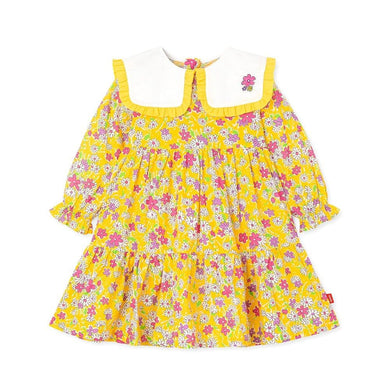 girls yellow flower dress