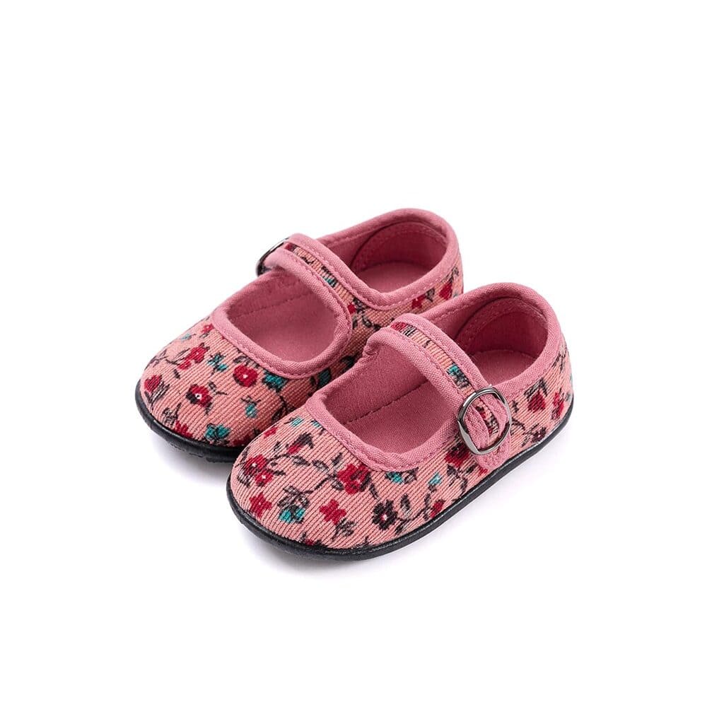 girls pink slip on shoes