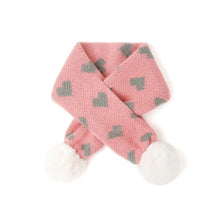 将图片加载到图库查看器，girls pink winter scarf
