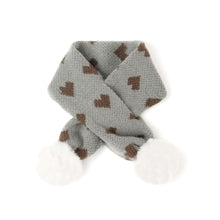 Load image into Gallery viewer, girls grey winter scarf
