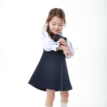 Load image into Gallery viewer, girls navy dress
