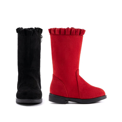 girls winter long boots