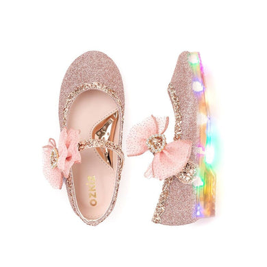 girls gold glitter mary jane shoes