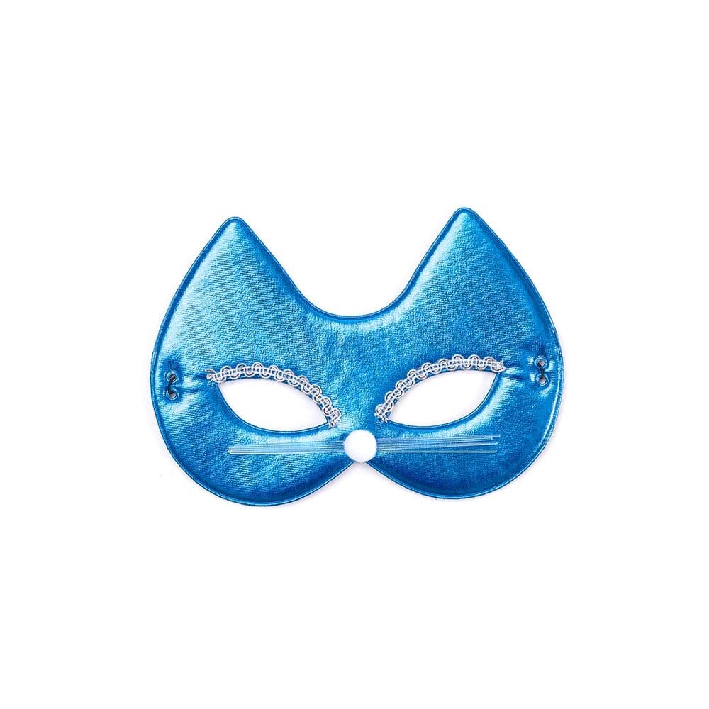 blue cat halloween mask for kids