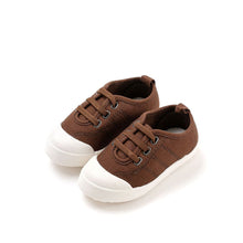 Load image into Gallery viewer, kids brown slipon shoes
