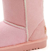 Load image into Gallery viewer, girls pink winter fur boots
