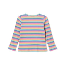 将图片加载到图库查看器，girls rainbow pastel t-shirt
