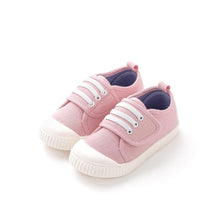 Load image into Gallery viewer, kids pink slip-on shoes
