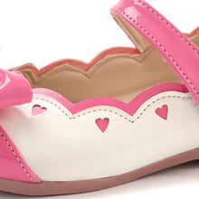 Load image into Gallery viewer, girls pink white mary jane shoes
