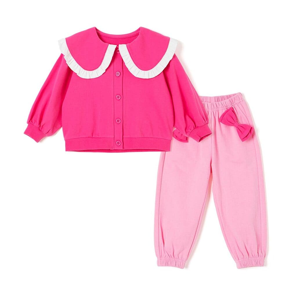 girls pink set