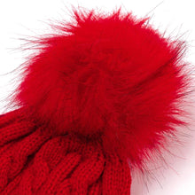 Load image into Gallery viewer, kids red knit hat
