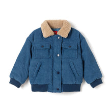 Load image into Gallery viewer, boys blue corduroy jacket
