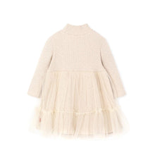 Load image into Gallery viewer, girls beige knit dress
