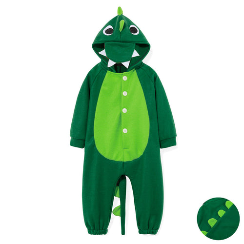 green dinosaur halloween costume