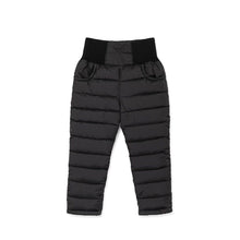 Load image into Gallery viewer, kids black padded pants

