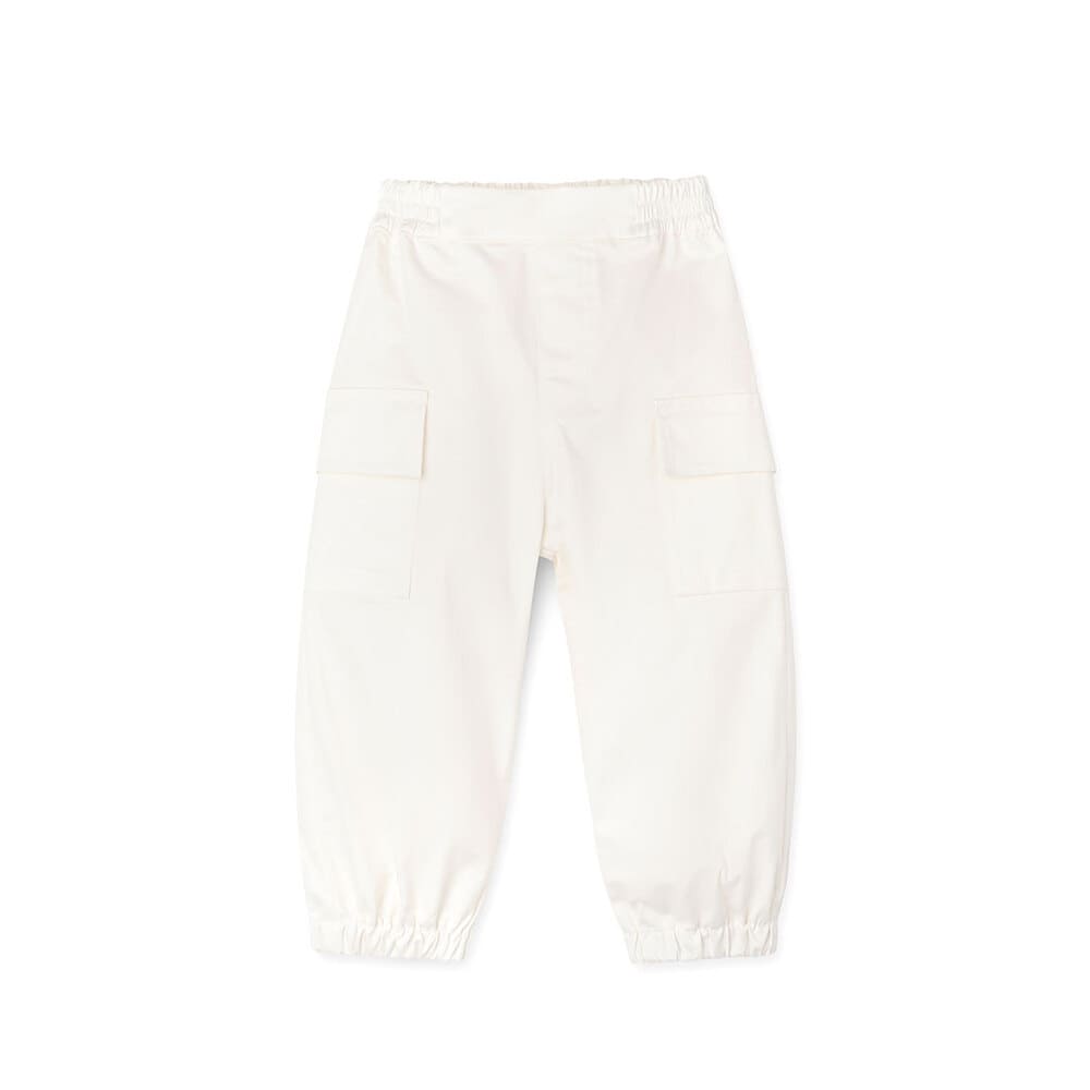 kids white cargo pants